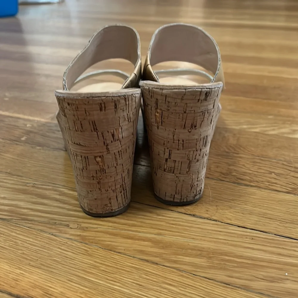 Dolce Vita Neutral Cork Wedges